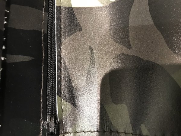 Ledershopper/Henkeltasche  Camouflage