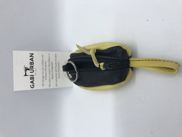 Schlüsselmapperl " schwarz/gelb "