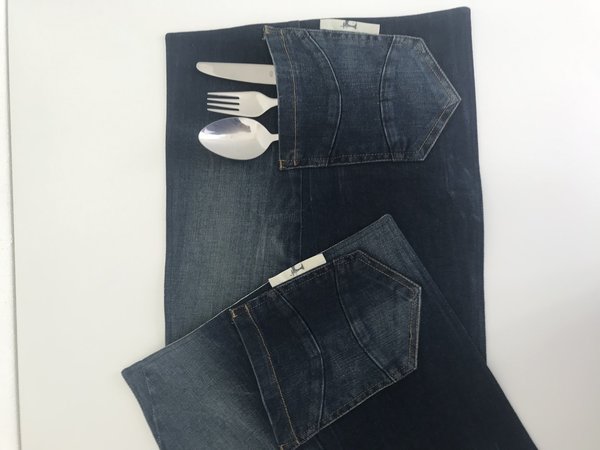 Tischset  Jeans III